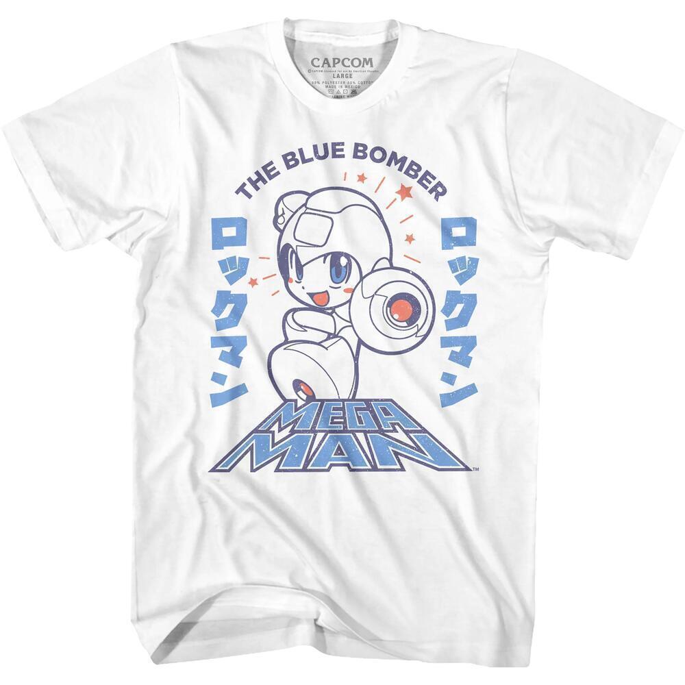 Japanese Text Mega Man Gaming Graphic Unisex Gamer Fan Gift T-Shirt